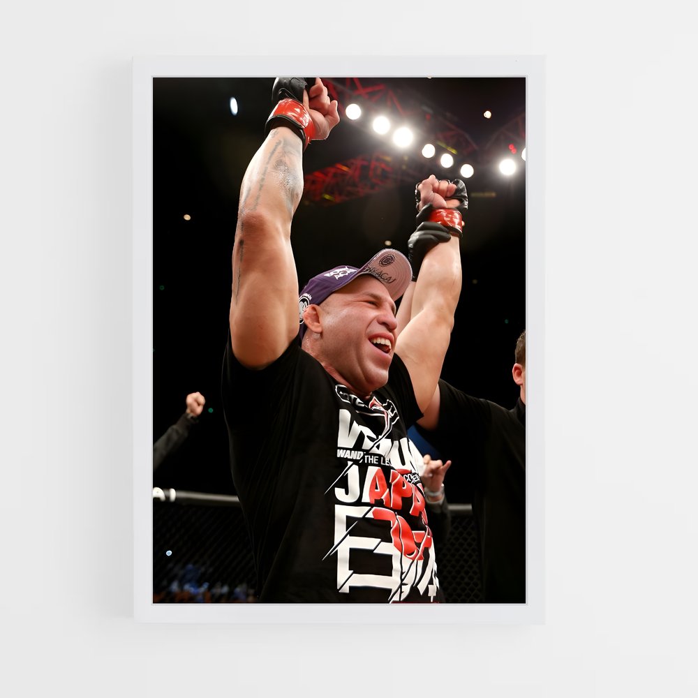 Poster La Victoire de Wanderlei – affiche MMA (vue 3)